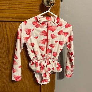 Jessica Simpson long sleeve swimming suit